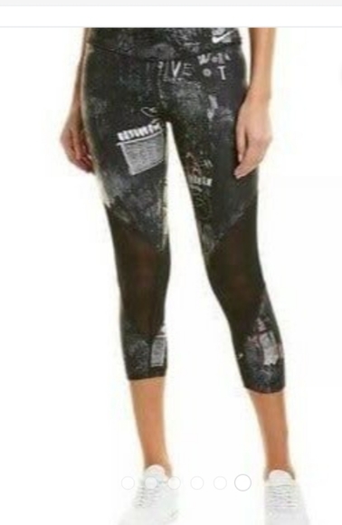 NIKE Victory Power Sculpt Mid Rise Crop Tights Leggings SZ Small - Picture 2 of 9
